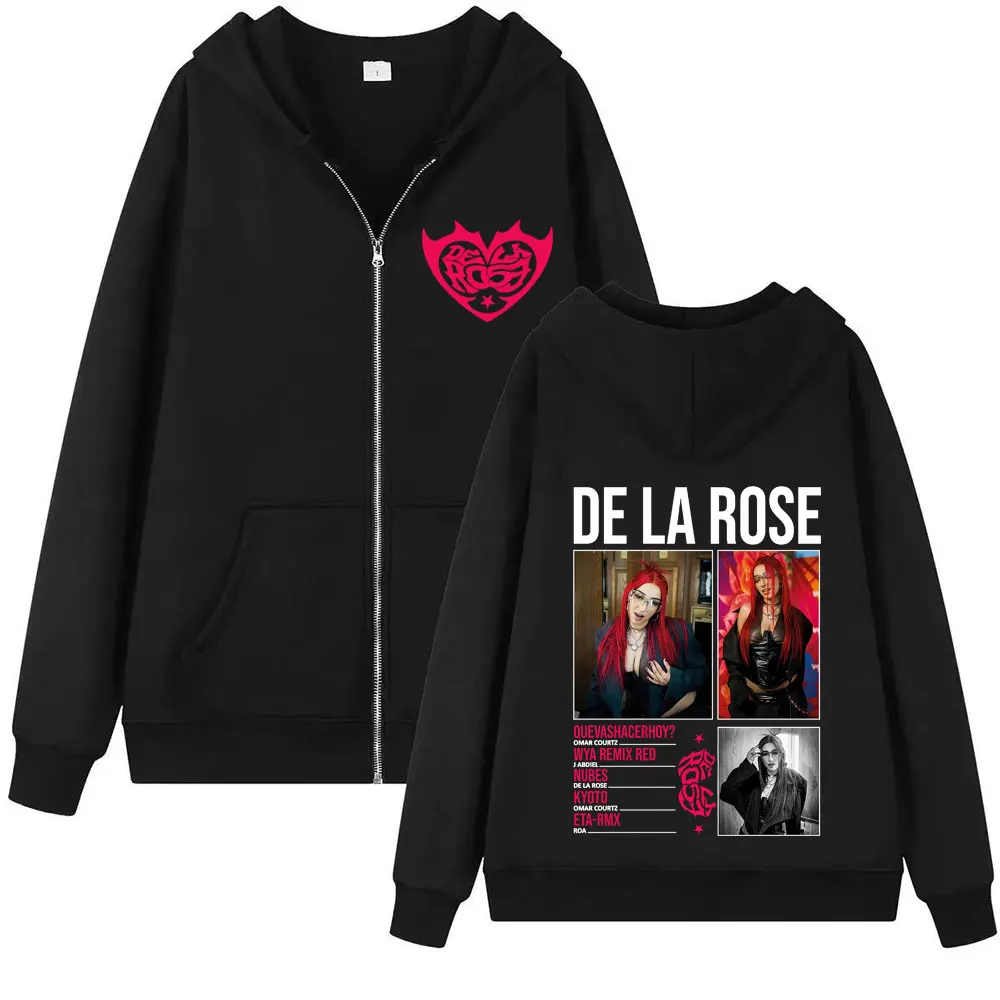 Singer Dela Rose Tour 2025, новый стиль, толстовки на молнии, мужские и женские модные толстовки на молнии в стиле хип-хоп, повседневный комфортный свободный пуловер
Singer Dela Rose Tour 2025, новый стиль, толстовки на молнии, мужские и женские модные толстовки на молнии в стиле хип-хоп, повседневный комфортный свободный пуловер