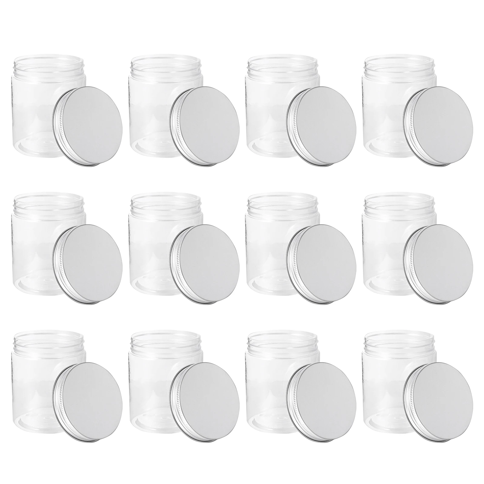 12 Pcs 250ml Clear Empty Plastic Bottles Storage Jars Containers Leak Proof Sealed Hygienic Household
12 Pcs 250ml Clear Empty Plastic Bottles Storage Jars Containers Leak Proof Sealed Hygienic Household