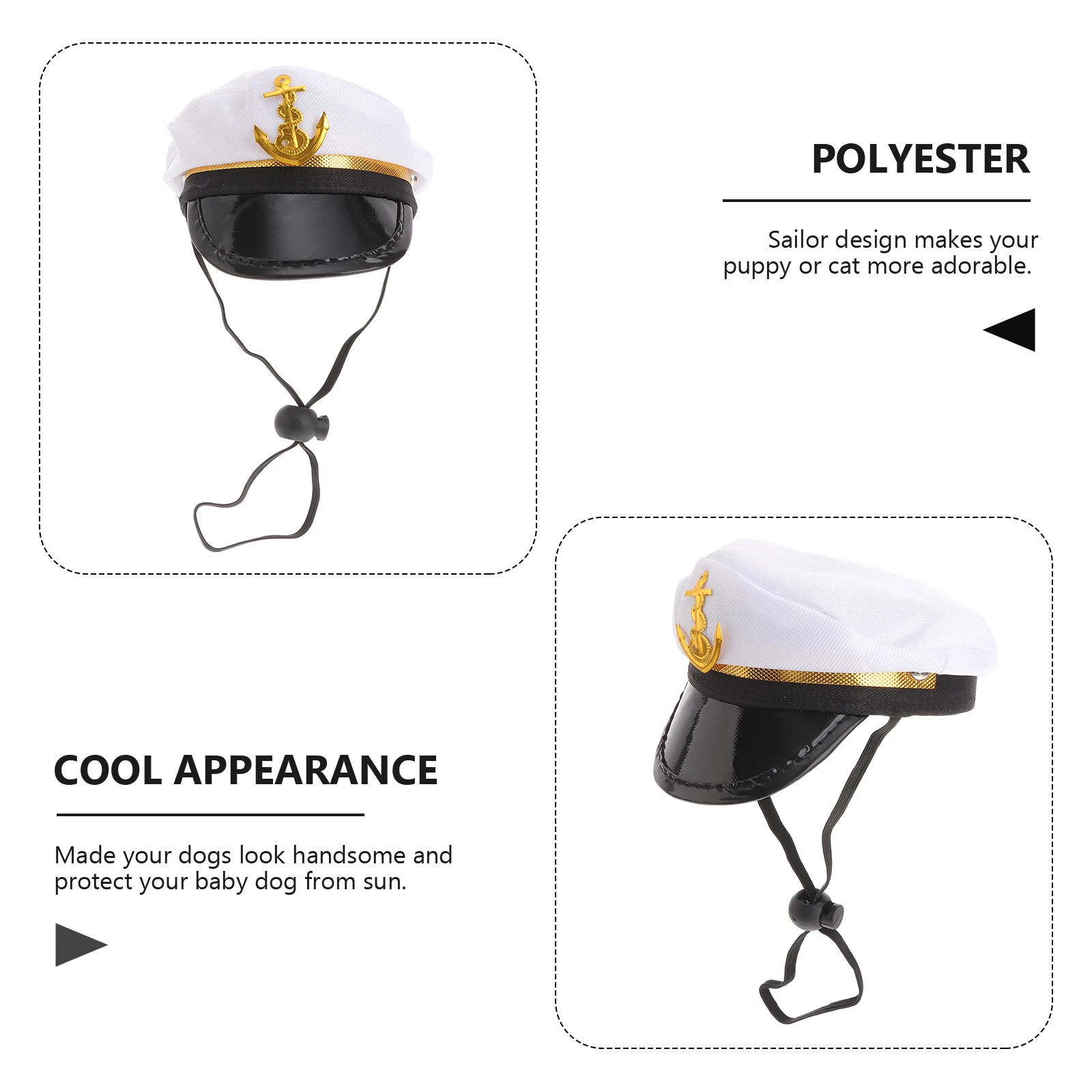 Pet Sailor Soft Cat Party Hat Comfortable Puppy Cat Cosplay Props Party Halloween Christmas Dog Hat Pet Accessories
Pet Sailor Soft Cat Party Hat Comfortable Puppy Cat Cosplay Props Party Halloween Christmas Dog Hat Pet Accessories