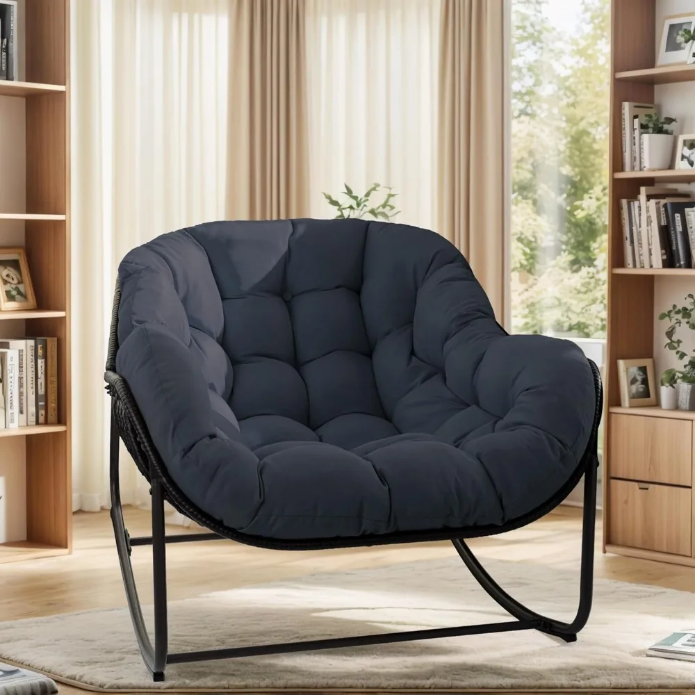 Кресло-качалка Papasan, большое яйце-качалка для использования в помещении и на открытом воздухе, всепогодное плетеное кресло для патио с подушкой и подушкой, Papa
Кресло-качалка Papasan, большое яйце-качалка для использования в помещении и на открытом воздухе, всепогодное плетеное кресло для патио с подушкой и подушкой, Papa