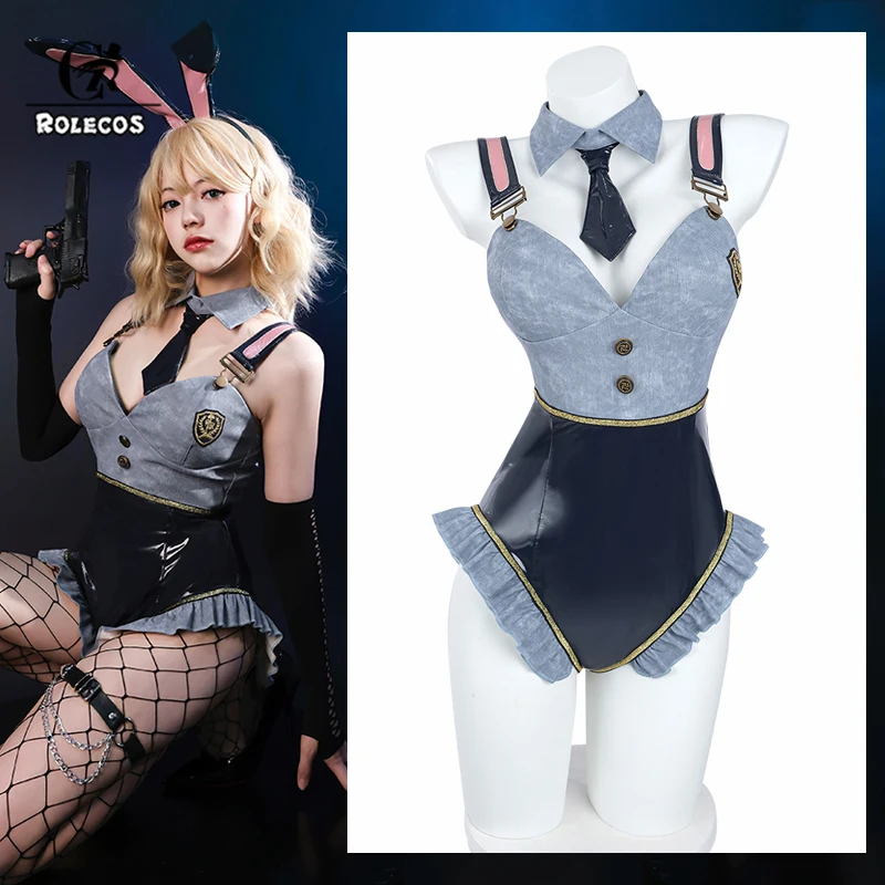 ROLECOS Original Japanese Sexy Bunny Suit Cosplay Costume Women Police Officer Uniform Jumpsuit Denim Blue Cos Halloween Outfit
ROLECOS Original Japanese Sexy Bunny Suit Cosplay Costume Women Police Officer Uniform Jumpsuit Denim Blue Cos Halloween Outfit