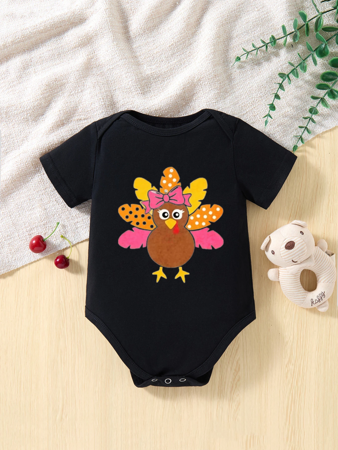 Children's Bodysuit Round Neck Turkey Cartoon Graphic Unisex For Boys Girls Suitable For Thanksgiving
Children's Bodysuit Round Neck Turkey Cartoon Graphic Unisex For Boys Girls Suitable For Thanksgiving