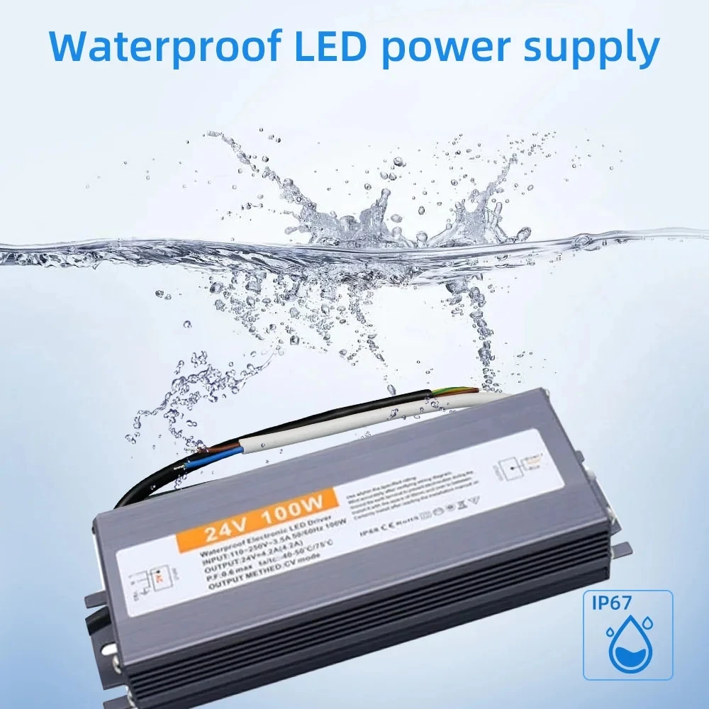 Pop Waterproof Power Supply IP67 Lighting Transformer AC110V~220V To DC 12V 24V LED Driver 10W 20W 50W 100W 400W Outdoor Adapte
Pop Waterproof Power Supply IP67 Lighting Transformer AC110V~220V To DC 12V 24V LED Driver 10W 20W 50W 100W 400W Outdoor Adapte