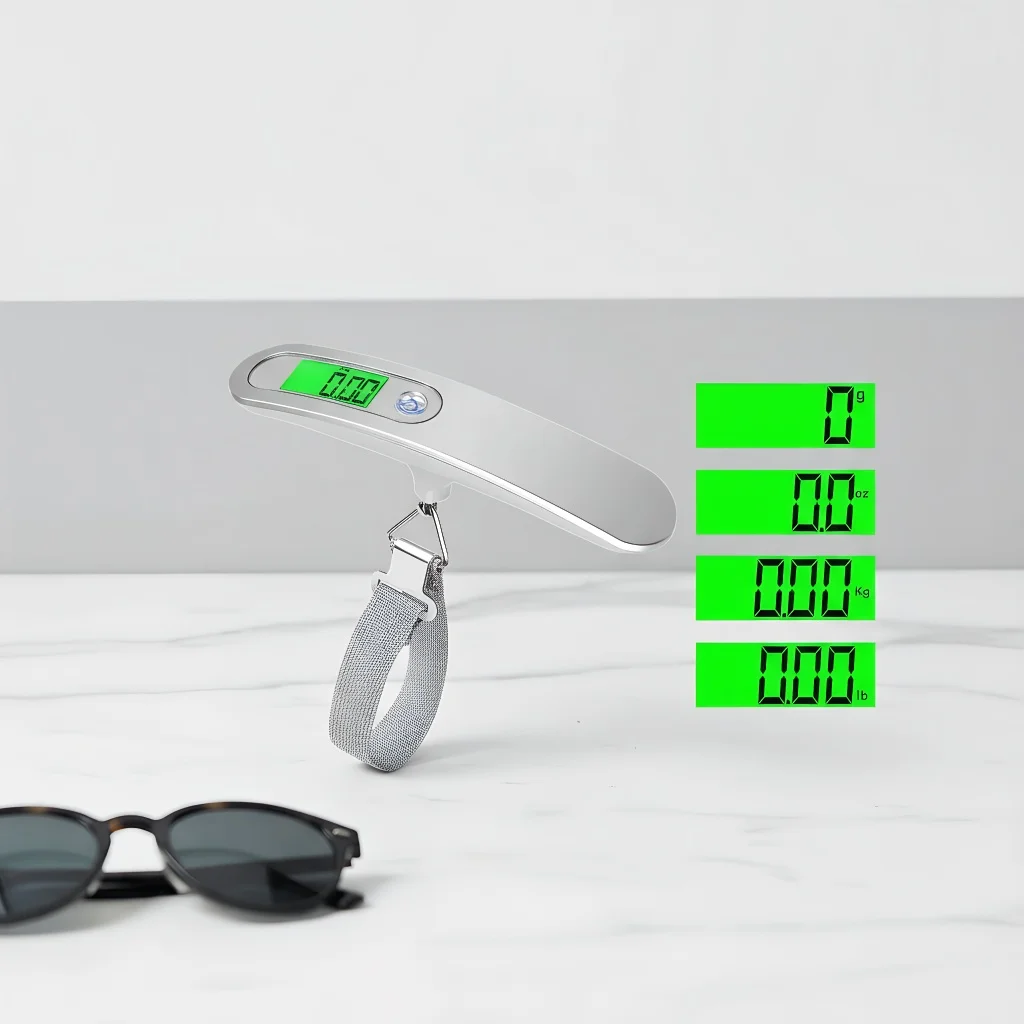 Электронные весы с подсветкой - Весы для багажа с пружинным балансом 50 кг/110 фунтов
Электронные весы с подсветкой - Весы для багажа с пружинным балансом 50 кг/110 фунтов