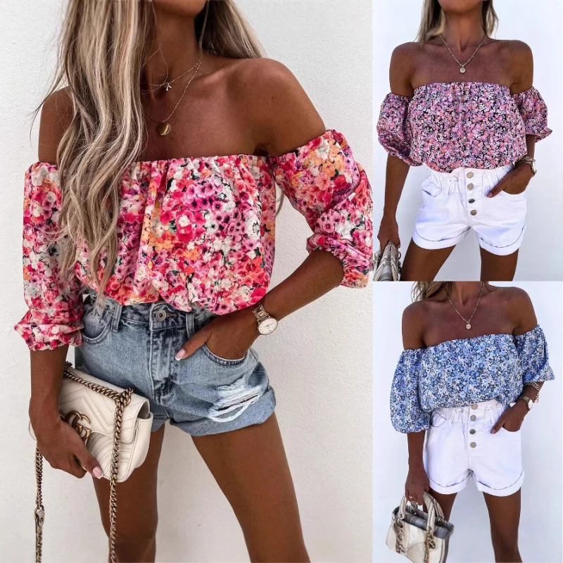 2025Spring European and American Women's Fashion2025New Printed Off-Shoulder Backless Long Sleeve Top 882502
2025Spring European and American Women's Fashion2025New Printed Off-Shoulder Backless Long Sleeve Top 882502