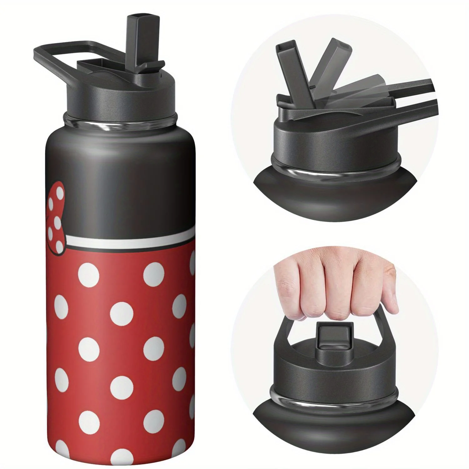 1pc 32oz tumbler Coffee Cup Hand-held Car Cup with The Theme Of Cartoon mouse 304 Stainless Steel Water Cup Large-capacity Travel Portable Double-layer Insulated Vacuum Cup Cold Insulation Cup
1pc 32oz tumbler Coffee Cup Hand-held Car Cup with The Theme Of Cartoon mouse 304 Stainless Steel Water Cup Large-capacity Travel Portable Double-layer Insulated Vacuum Cup Cold Insulation Cup