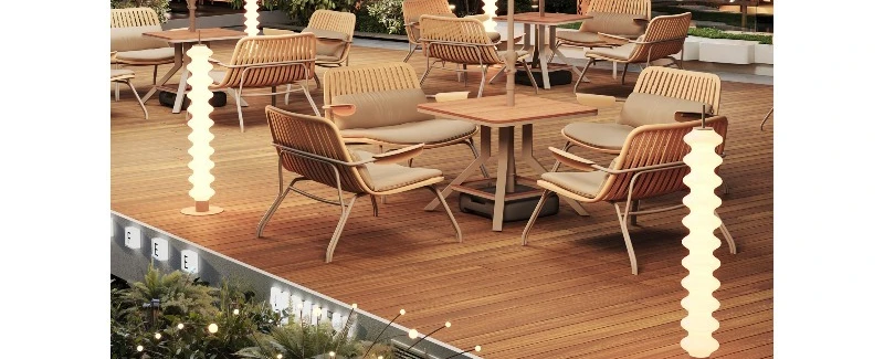 Outdoor Cafe Western Restaurant Bar Hotel BBQ Shop Table and Chair Combination
Outdoor Cafe Western Restaurant Bar Hotel BBQ Shop Table and Chair Combination