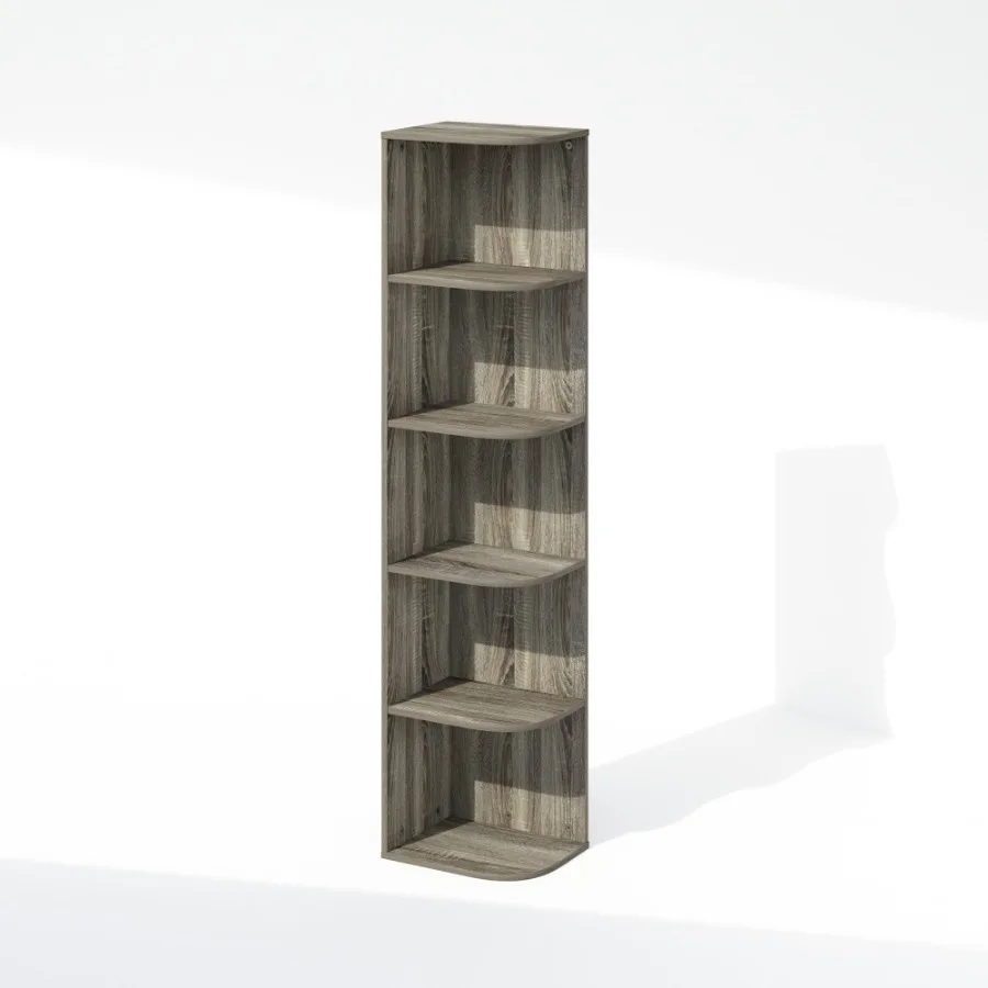 Reed 5-Tier Space Saving Corner Storage Display Shelf Bookshelf French Oak
Reed 5-Tier Space Saving Corner Storage Display Shelf Bookshelf French Oak