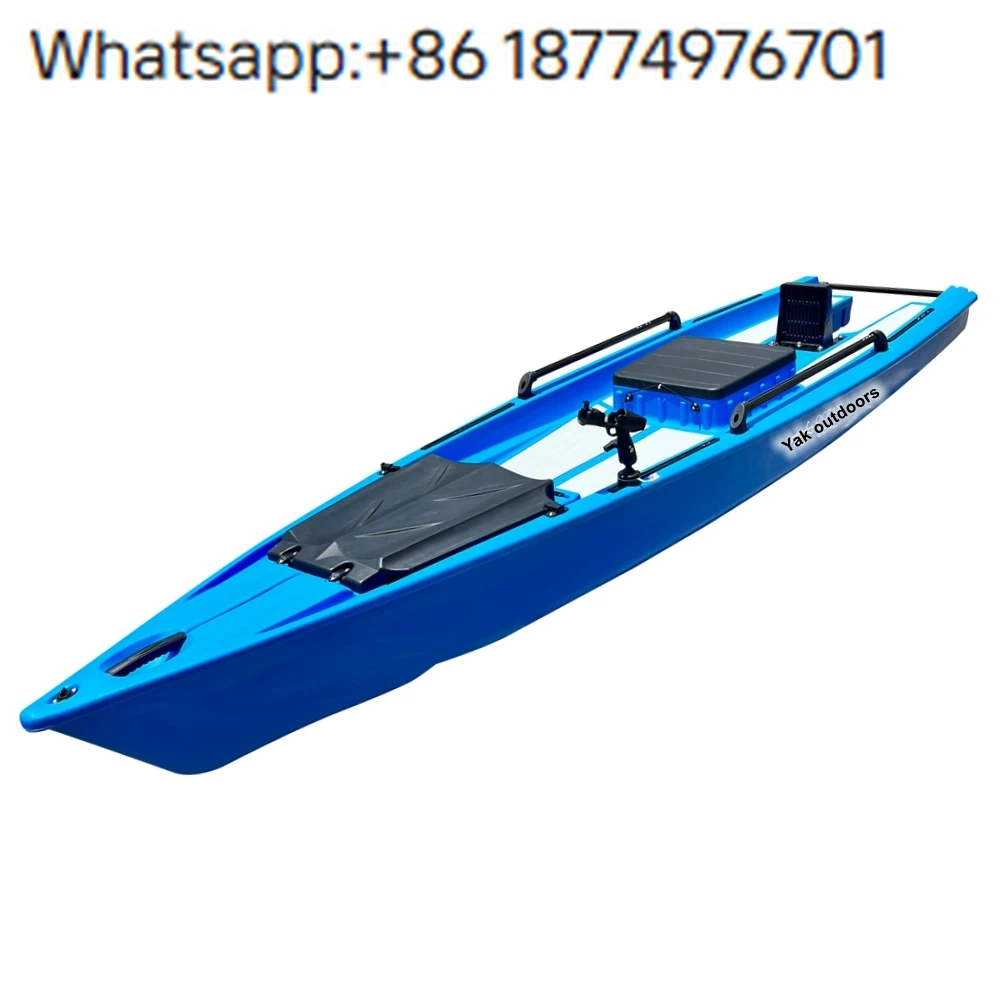 13ft Solo Skiff Sea Ka Motorized HDPE Eco-Friendly High-Speed Rowing Boat Big Storage Maneuverability Performance Design
13ft Solo Skiff Sea Ka Motorized HDPE Eco-Friendly High-Speed Rowing Boat Big Storage Maneuverability Performance Design