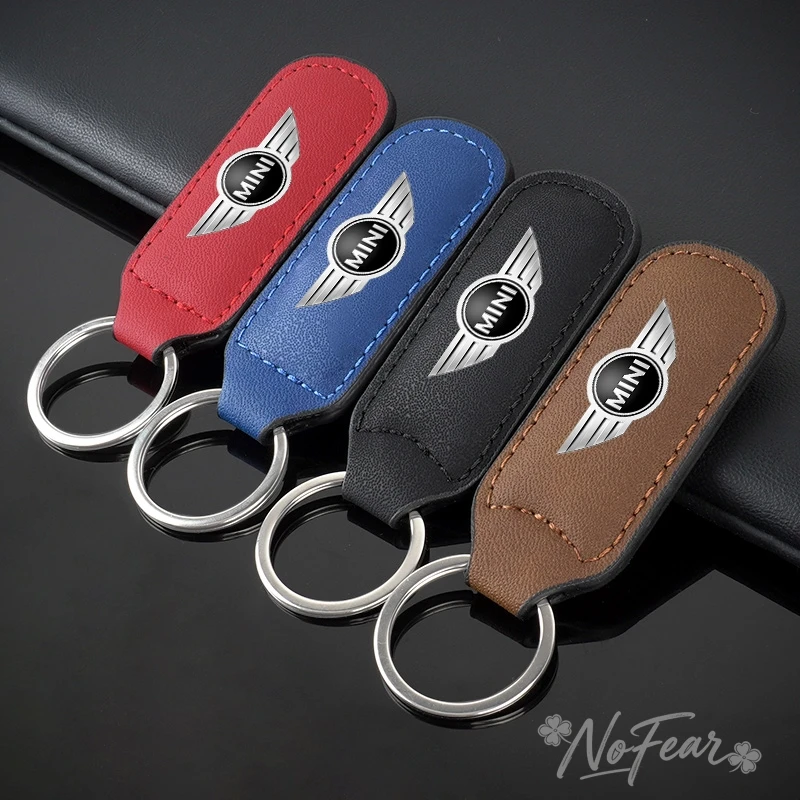 Leather Car Key Chains Keyring Holder Pendant For BMW Mini Cooper Countryman Clubman R55 R56 R60 F54 F55 F56 F60 Car stickers
Leather Car Key Chains Keyring Holder Pendant For BMW Mini Cooper Countryman Clubman R55 R56 R60 F54 F55 F56 F60 Car stickers