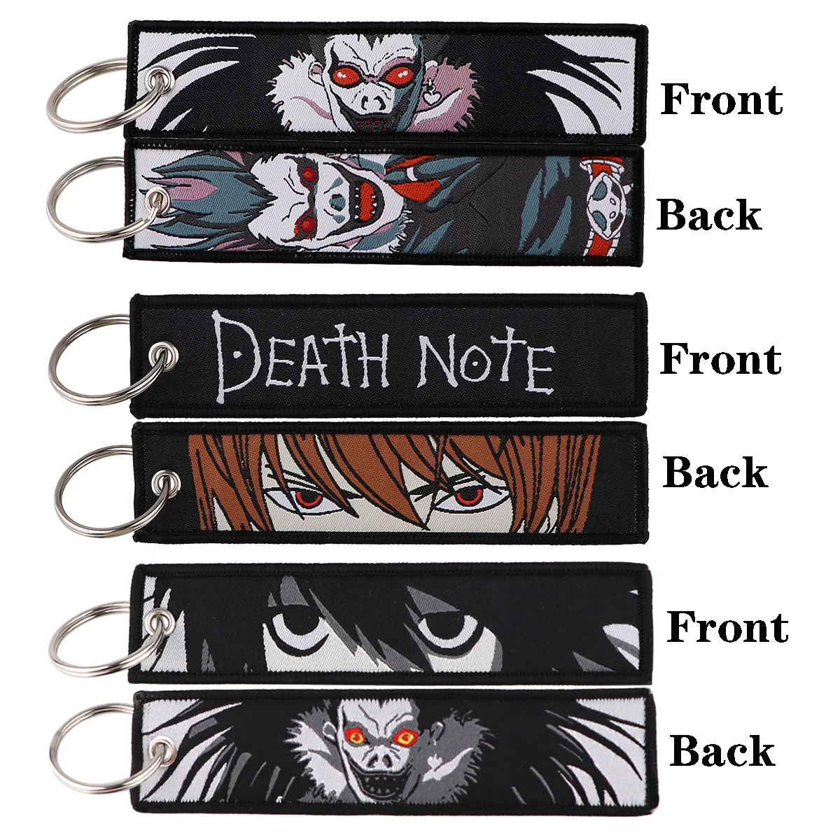 Mix 3pcs/set Scary Embroidery Key Fob Keyring For Motorcycles Cars Backpack Keychain Fashion Accessories Halloween Gifts
Mix 3pcs/set Scary Embroidery Key Fob Keyring For Motorcycles Cars Backpack Keychain Fashion Accessories Halloween Gifts