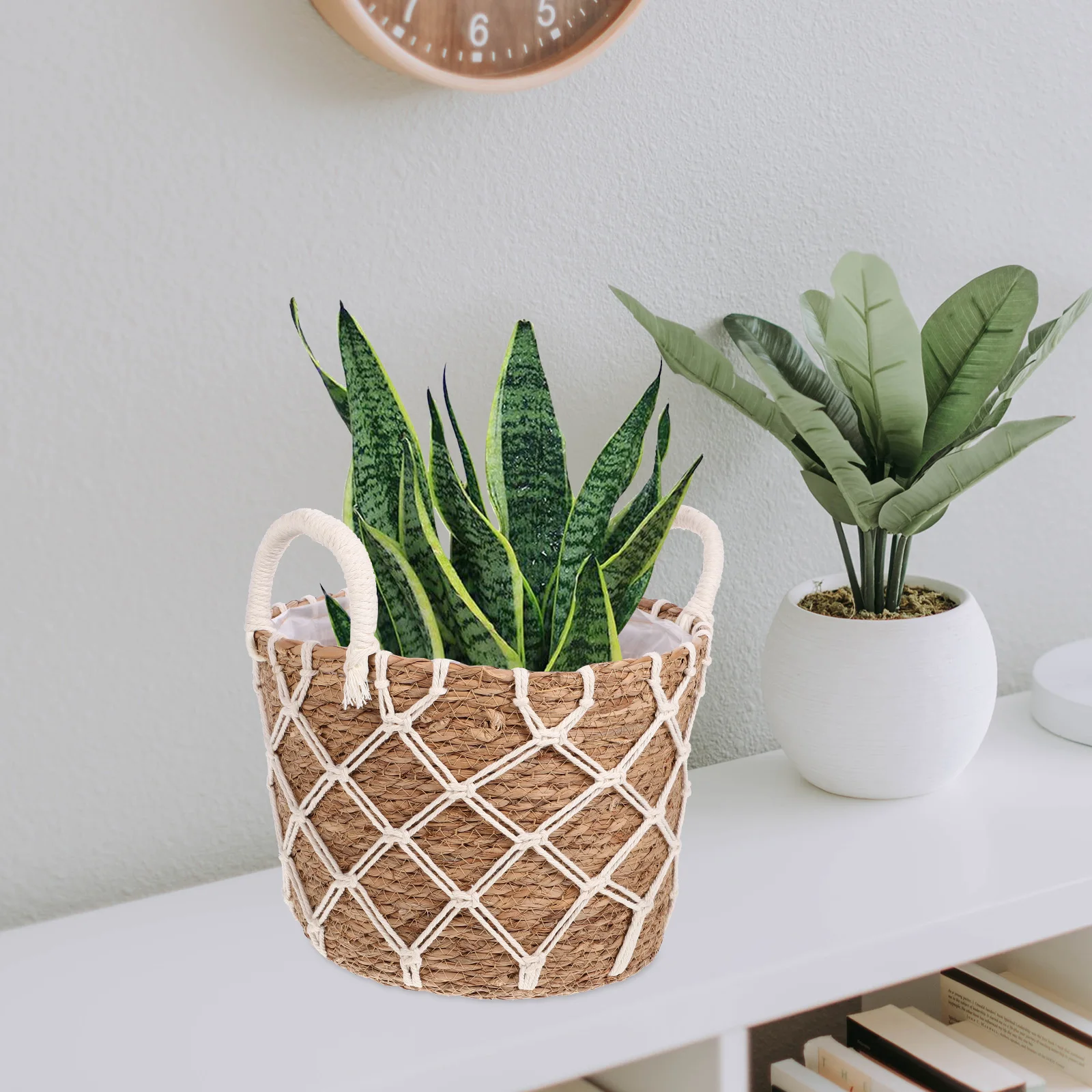 Woven Flower 29x22 Indoor Woven Flower Basket Straw Planter Baskets Home Decor Storage Plant Pot Liners Garden
Woven Flower 29x22 Indoor Woven Flower Basket Straw Planter Baskets Home Decor Storage Plant Pot Liners Garden