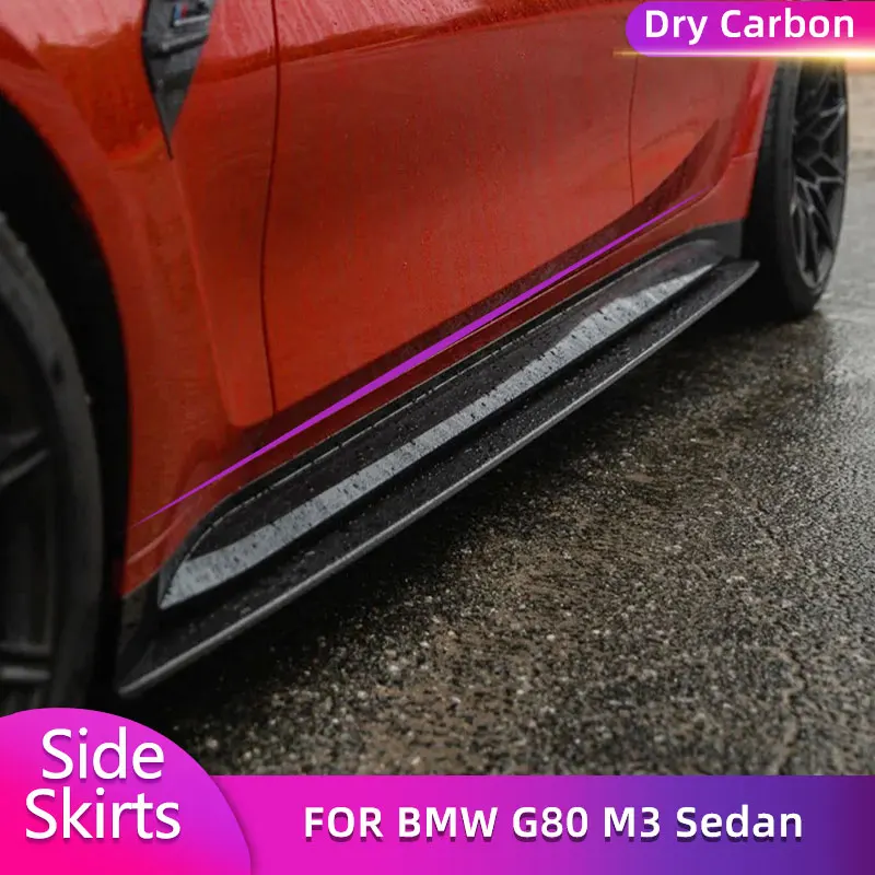 Предварительно выдвижные боковые юбки из сухого карбона для BMW G80 M3 Sedan 4-Door 2021-2023, фартук для боковой двери автомобиля, бампер, фартук, юбка для губ, комплекты кузова
Предварительно выдвижные боковые юбки из сухого карбона для BMW G80 M3 Sedan 4-Door 2021-2023, фартук для боковой двери автомобиля, бампер, фартук, юбка для губ, комплекты кузова