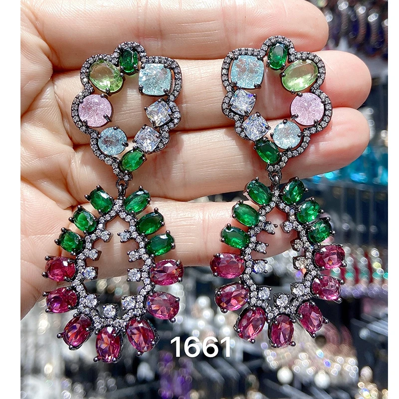 colorful zirconia dangling earrings for women green yellow pink circle earrings
colorful zirconia dangling earrings for women green yellow pink circle earrings