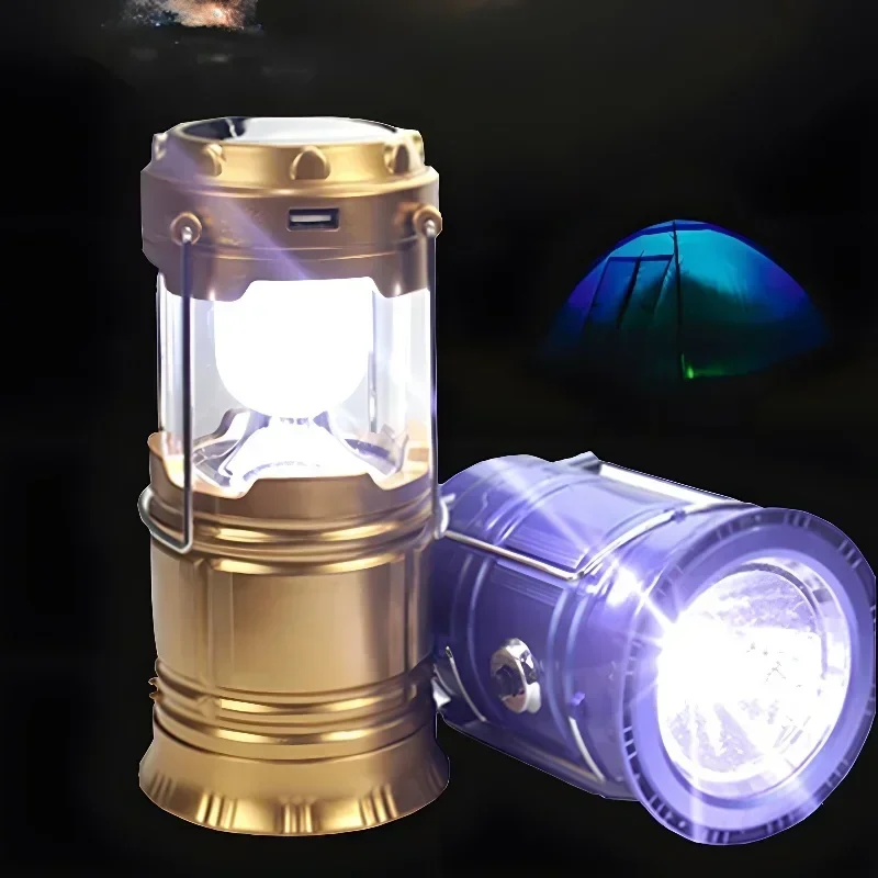 Outdoor Hiking Portable Tent Lamp Rechargeable Lantern Night Light 3 Lighting Modes Camping Lamp Solar Powered Flashlight
Outdoor Hiking Portable Tent Lamp Rechargeable Lantern Night Light 3 Lighting Modes Camping Lamp Solar Powered Flashlight