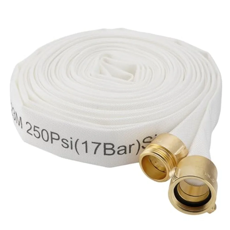 1.5 ID X 75 FT Single Jacket TPU Fire Hose 450 PSI Burst Pressure NST/NH Brass Couplings Industrial Use Indoor
1.5 ID X 75 FT Single Jacket TPU Fire Hose 450 PSI Burst Pressure NST/NH Brass Couplings Industrial Use Indoor