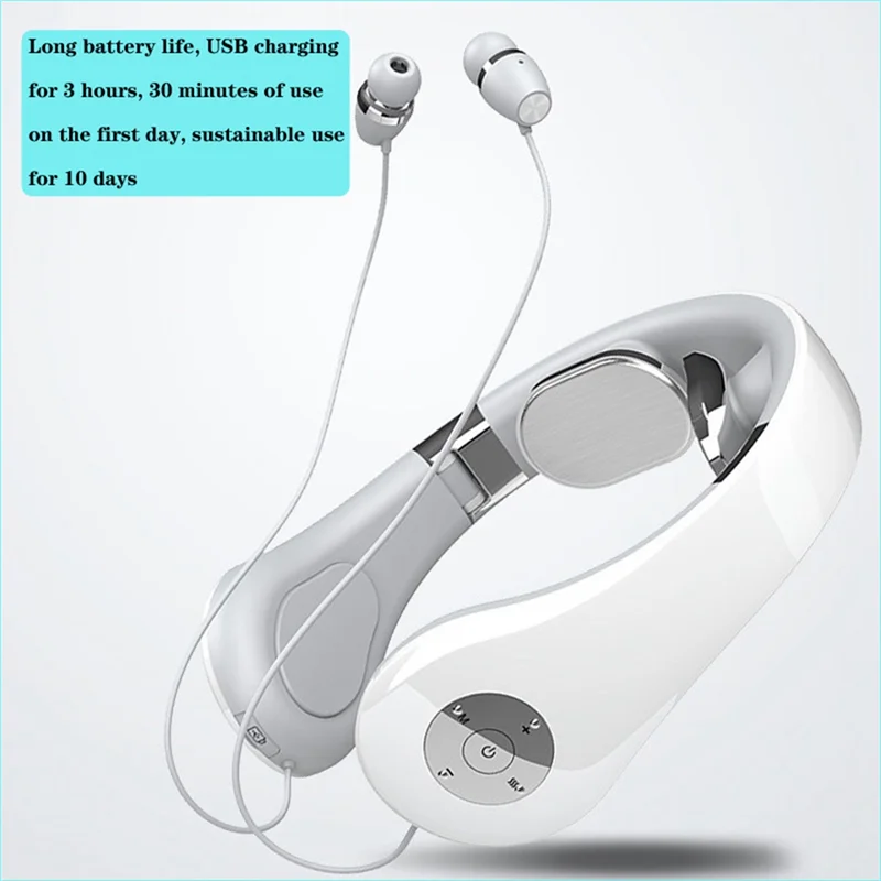 ABWG-Smart Neck Bluetooth Headset EMS Muscle Massager Trainer Relaxation Electric Analgesic Physiotherapy
ABWG-Smart Neck Bluetooth Headset EMS Muscle Massager Trainer Relaxation Electric Analgesic Physiotherapy