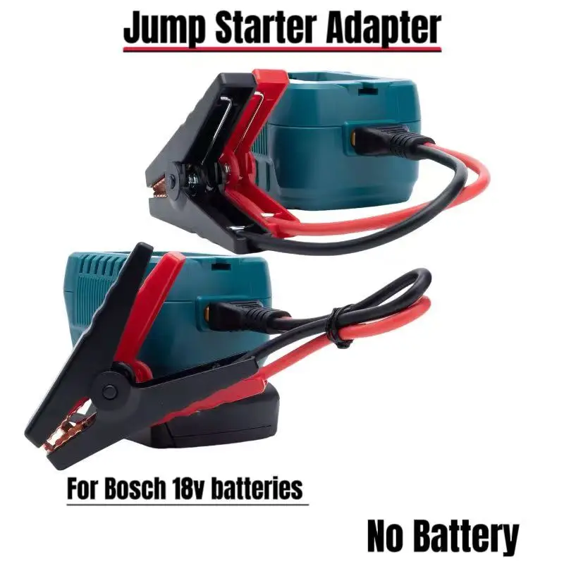 Car Battery Adapter Starter Igniter Emergency Power Supply Jump Cable Converter With Clip Jump Starter for Bosch 18v Battery
Car Battery Adapter Starter Igniter Emergency Power Supply Jump Cable Converter With Clip Jump Starter for Bosch 18v Battery