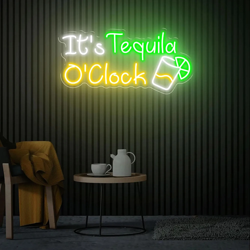 It's Tequila O'clock Neon Sign Custom Tequila Bar Wall Decor Neon Light Home Drinking Bar Shop Decoration Business Logo Sign
It's Tequila O'clock Neon Sign Custom Tequila Bar Wall Decor Neon Light Home Drinking Bar Shop Decoration Business Logo Sign