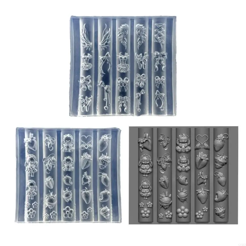 CORD Silicone Art Mold Embossed Design Lace Bowknot Patterns Reusable Template
CORD Silicone Art Mold Embossed Design Lace Bowknot Patterns Reusable Template
