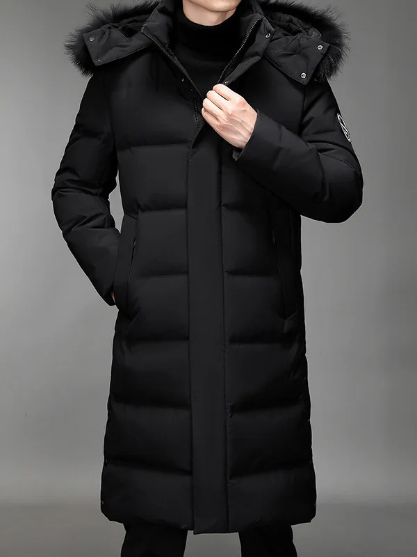 Men's Long Over-Knee down Jaet Youth Hooded Coat Large Size Faionable Urban Sle Waterproof Breathable Warmth Retention
Men's Long Over-Knee down Jaet Youth Hooded Coat Large Size Faionable Urban Sle Waterproof Breathable Warmth Retention