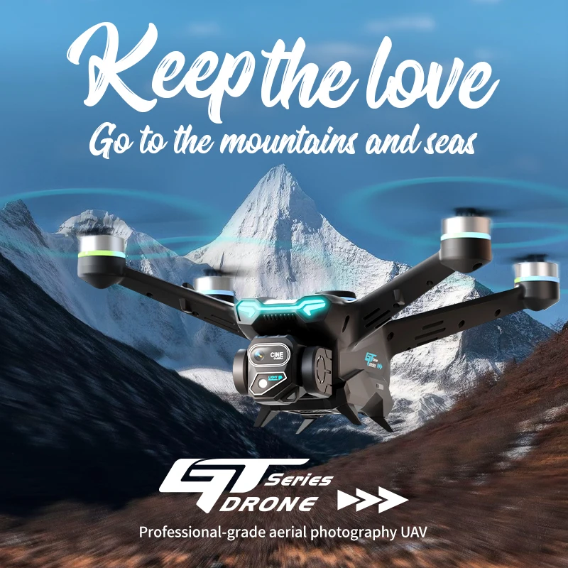GT6 GPS Drone with 1080P HD Camera, Omnidirectional Obstacle Avoidance, 50 m Flight Height, Speed 5 m/s, 140 g Max Takeoff Weight, Screen Remote, two batteries
GT6 GPS Drone with 1080P HD Camera, Omnidirectional Obstacle Avoidance, 50 m Flight Height, Speed 5 m/s, 140 g Max Takeoff Weight, Screen Remote, two batteries