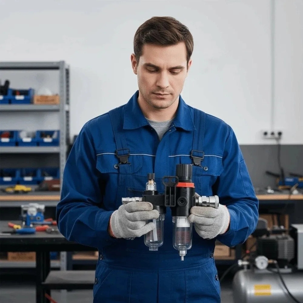 Pressure Regulator AFC2000 Pneumatic Filter Regulator Oil Water Oil Water Separation Two-piece Air Filter Moisture Separator
Pressure Regulator AFC2000 Pneumatic Filter Regulator Oil Water Oil Water Separation Two-piece Air Filter Moisture Separator