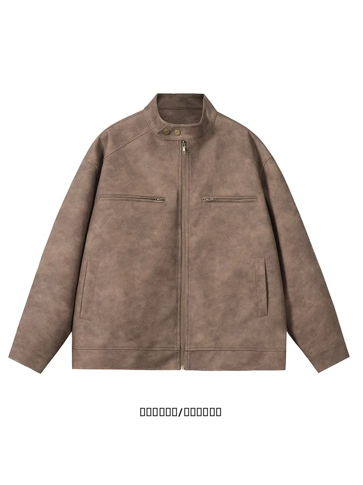 Мужская свободная кожаная куртка в американском ретро-стиле: модный дизайн для пар, осенне-зимний сезон
Мужская свободная кожаная куртка в американском ретро-стиле: модный дизайн для пар, осенне-зимний сезон