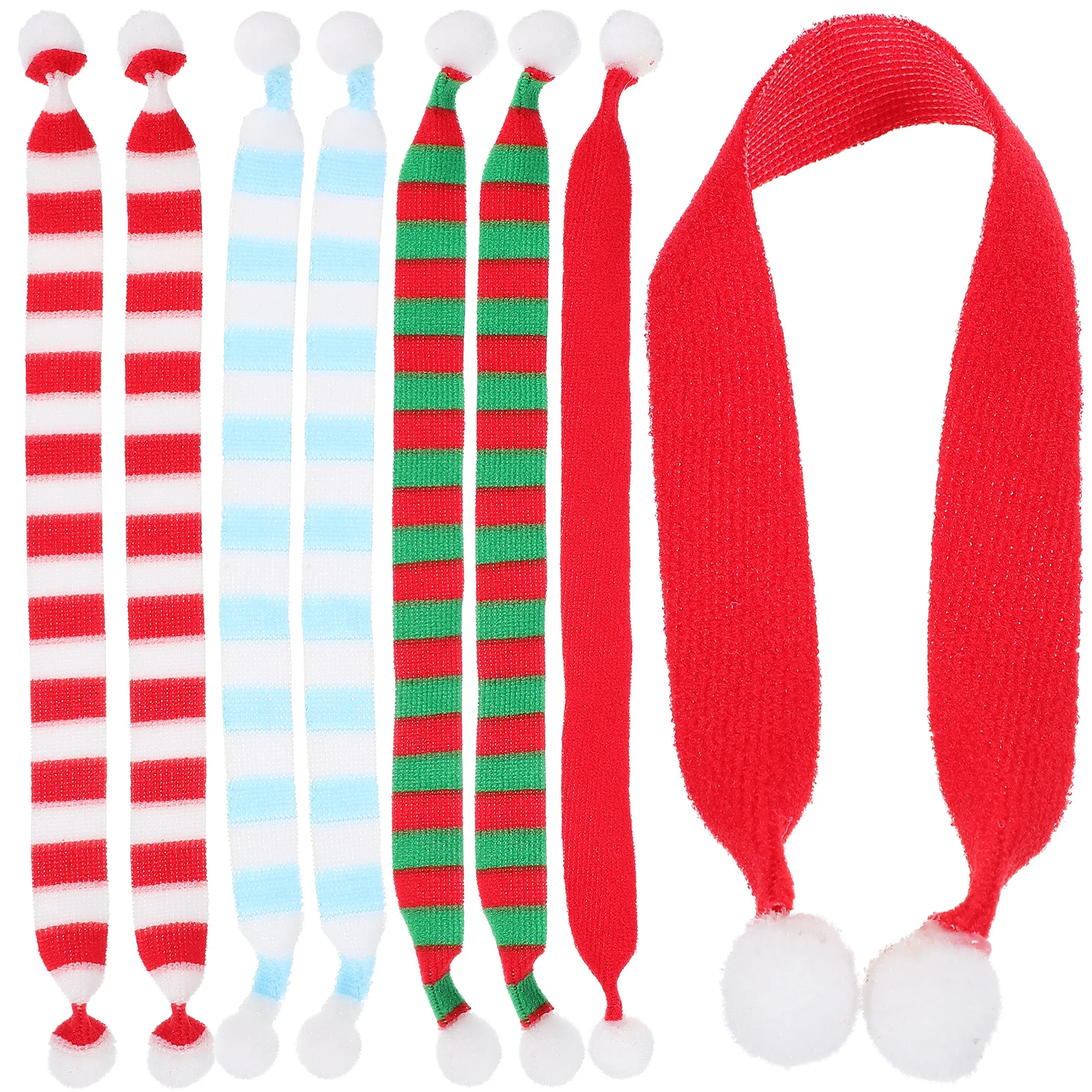 8pcs Christmas Mini Decorative Scarves Soft Polyester Kawaii Scarves For Mini Snowman Wine Bottle Party Favors Diy Scarf
8pcs Christmas Mini Decorative Scarves Soft Polyester Kawaii Scarves For Mini Snowman Wine Bottle Party Favors Diy Scarf