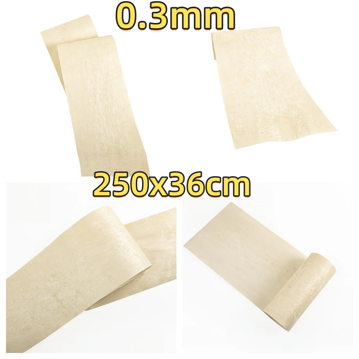 Natural White Ash Birdseye Veneer, 0.3mm, 250x36cm, For Album Cover Decoration & Automotive Interior.
Natural White Ash Birdseye Veneer, 0.3mm, 250x36cm, For Album Cover Decoration & Automotive Interior.
