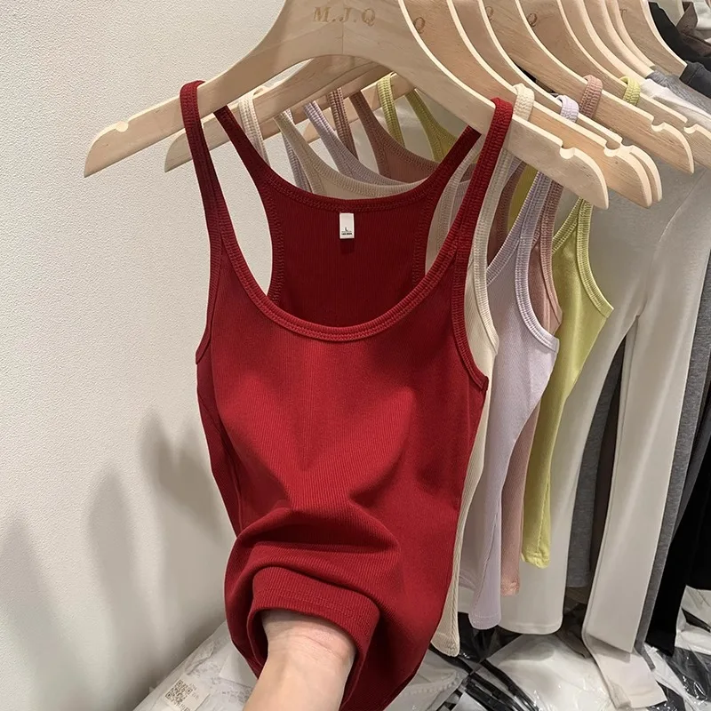 Sweet and Spicy U Collar Red Slip Female Spring Summer Slim-Fit Thread Inner Wear Blouse American Spaghetti Strap Top
Sweet and Spicy U Collar Red Slip Female Spring Summer Slim-Fit Thread Inner Wear Blouse American Spaghetti Strap Top