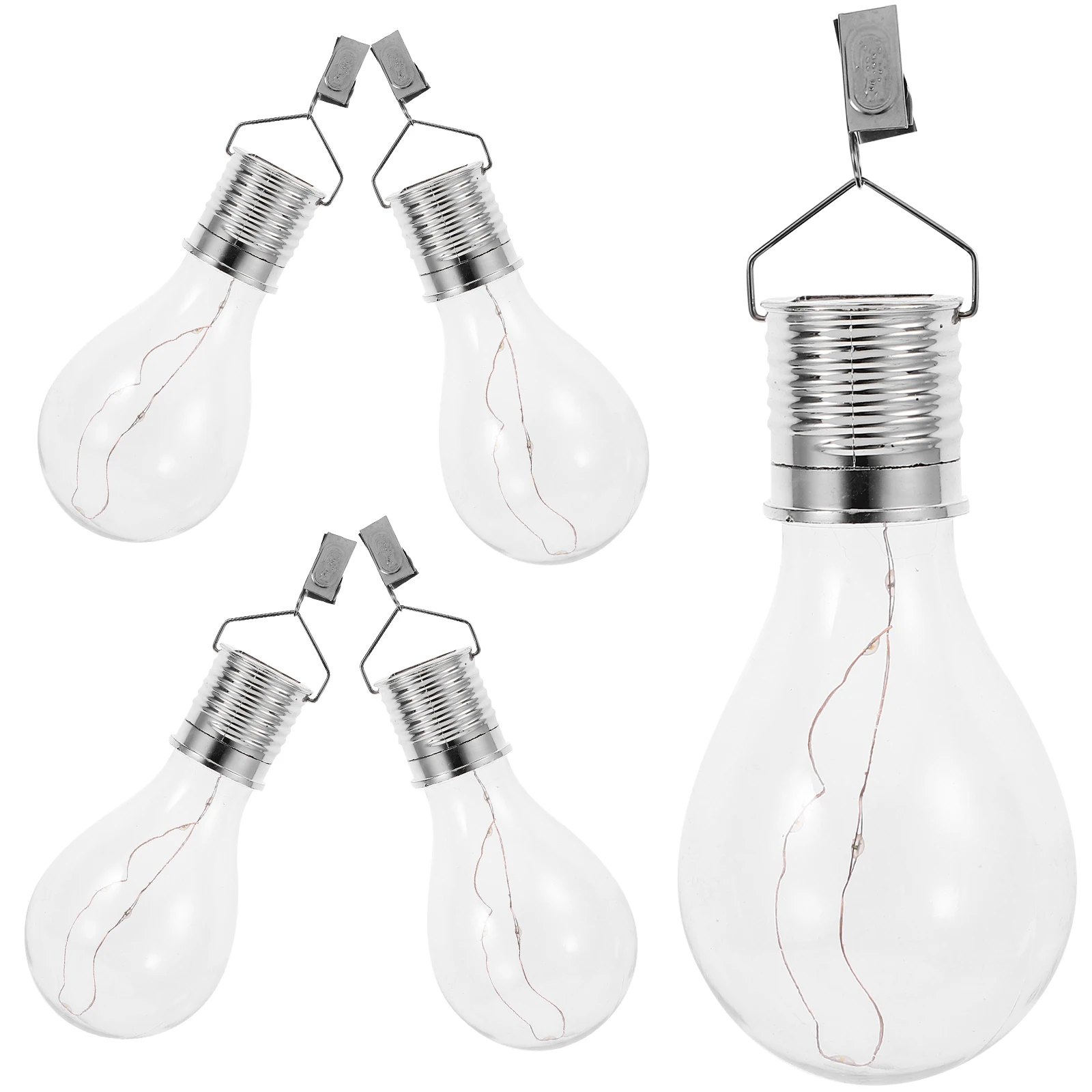 5pcs Solar Warm Solar Bulb White Transparent LED Hanging Light Outdoor Decor Garden Adornment Low Power Consumption
5pcs Solar Warm Solar Bulb White Transparent LED Hanging Light Outdoor Decor Garden Adornment Low Power Consumption