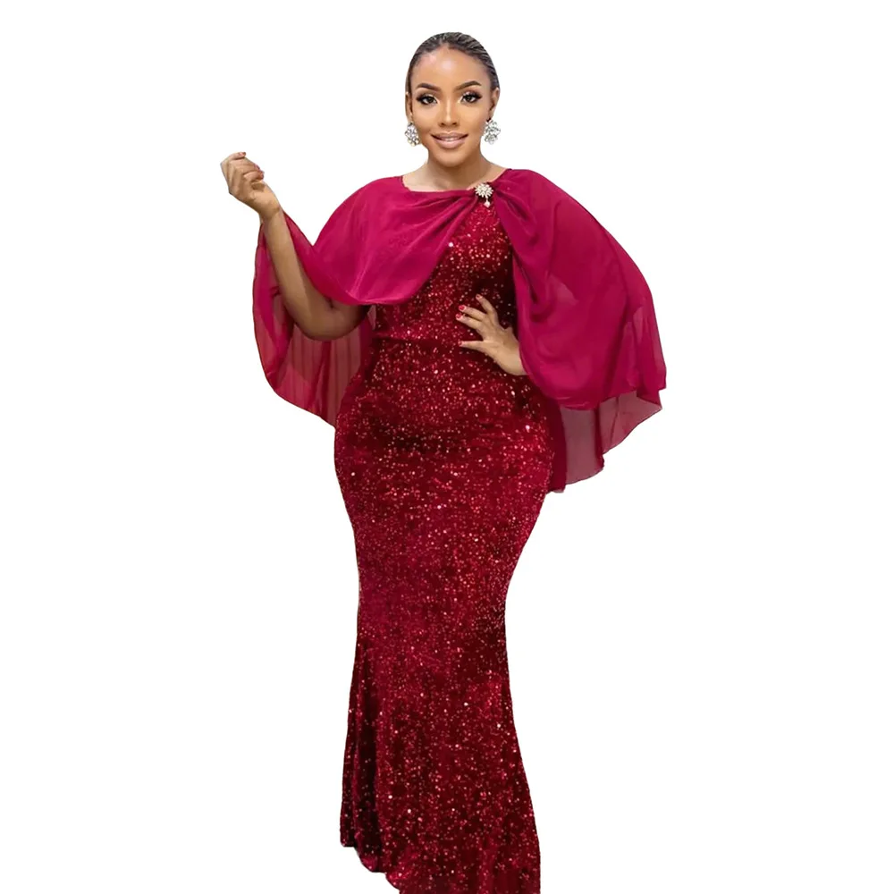 Африканские вечерние платья больших размеров с блестками для женщин, мода 2025, Дашики, Анкара, свадебное вечернее платье, элегантное мусульманское платье макси
Африканские вечерние платья больших размеров с блестками для женщин, мода 2025, Дашики, Анкара, свадебное вечернее платье, элегантное мусульманское платье макси