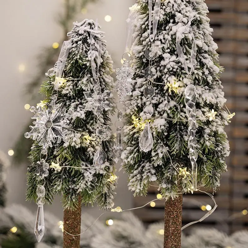 Crystal Snowflake Ornaments 5X Clear Acrylic Snowflakes Acrylic Crystal Snowflake Decoration Acrylic Snowflake Icicle Ornaments
Crystal Snowflake Ornaments 5X Clear Acrylic Snowflakes Acrylic Crystal Snowflake Decoration Acrylic Snowflake Icicle Ornaments