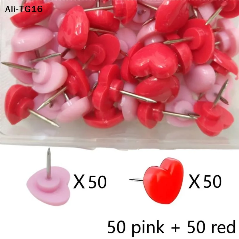 【A1y】50/100Pcs 2026 Heart Shape Plastic Quality Cork Board Safety Colored Thumbtacks Pushpins Office School Accessories Supplies
【A1y】50/100Pcs 2026 Heart Shape Plastic Quality Cork Board Safety Colored Thumbtacks Pushpins Office School Accessories Supplies
