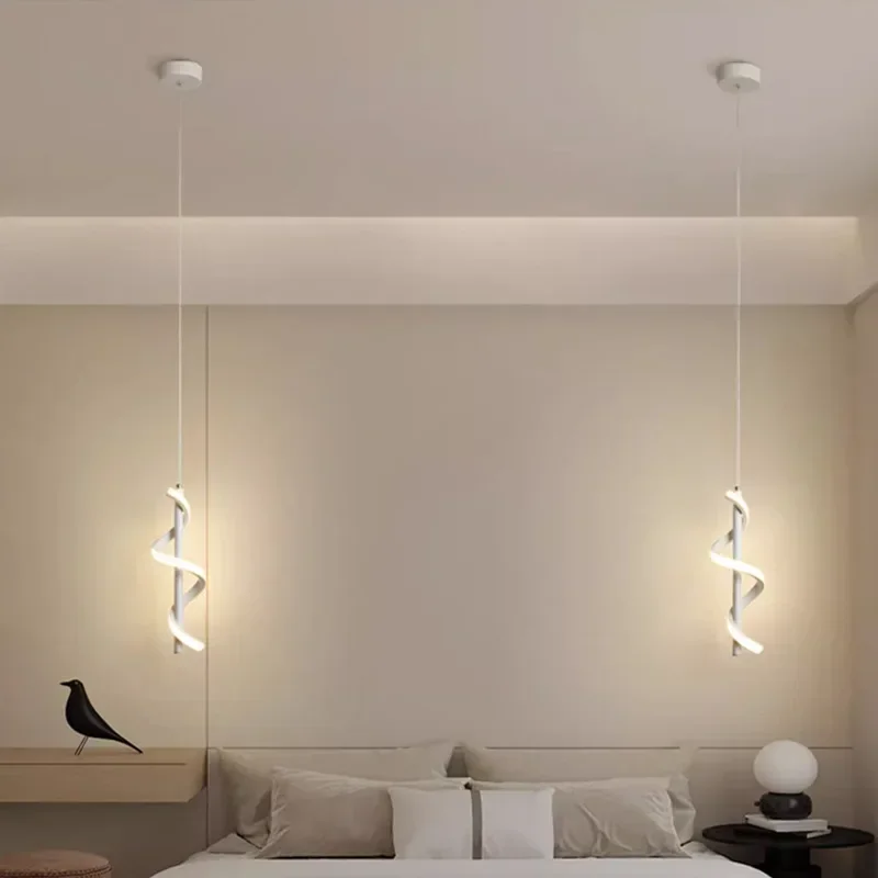 Bedhead LED Chandelier Modern Minimalist High-end Creamy Style Designer Long Hanging Line Bedroom Small Chande
Bedhead LED Chandelier Modern Minimalist High-end Creamy Style Designer Long Hanging Line Bedroom Small Chande