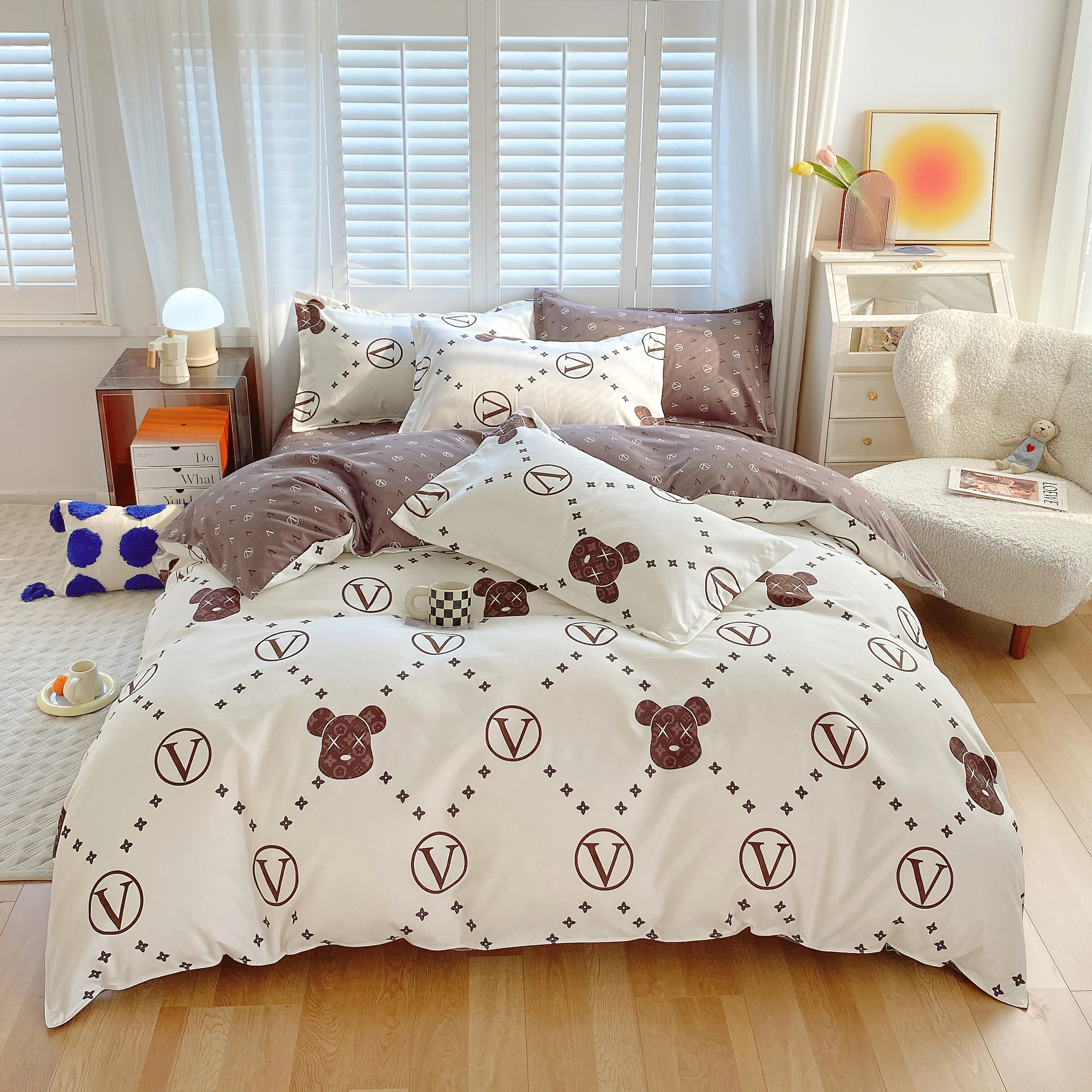 2022 Bedding Luxurious And Fresh And Grid Children's Boy Girl And Adult Bed Linings Duvet Cover Bed Sheet Pillowcase
2022 Bedding Luxurious And Fresh And Grid Children's Boy Girl And Adult Bed Linings Duvet Cover Bed Sheet Pillowcase