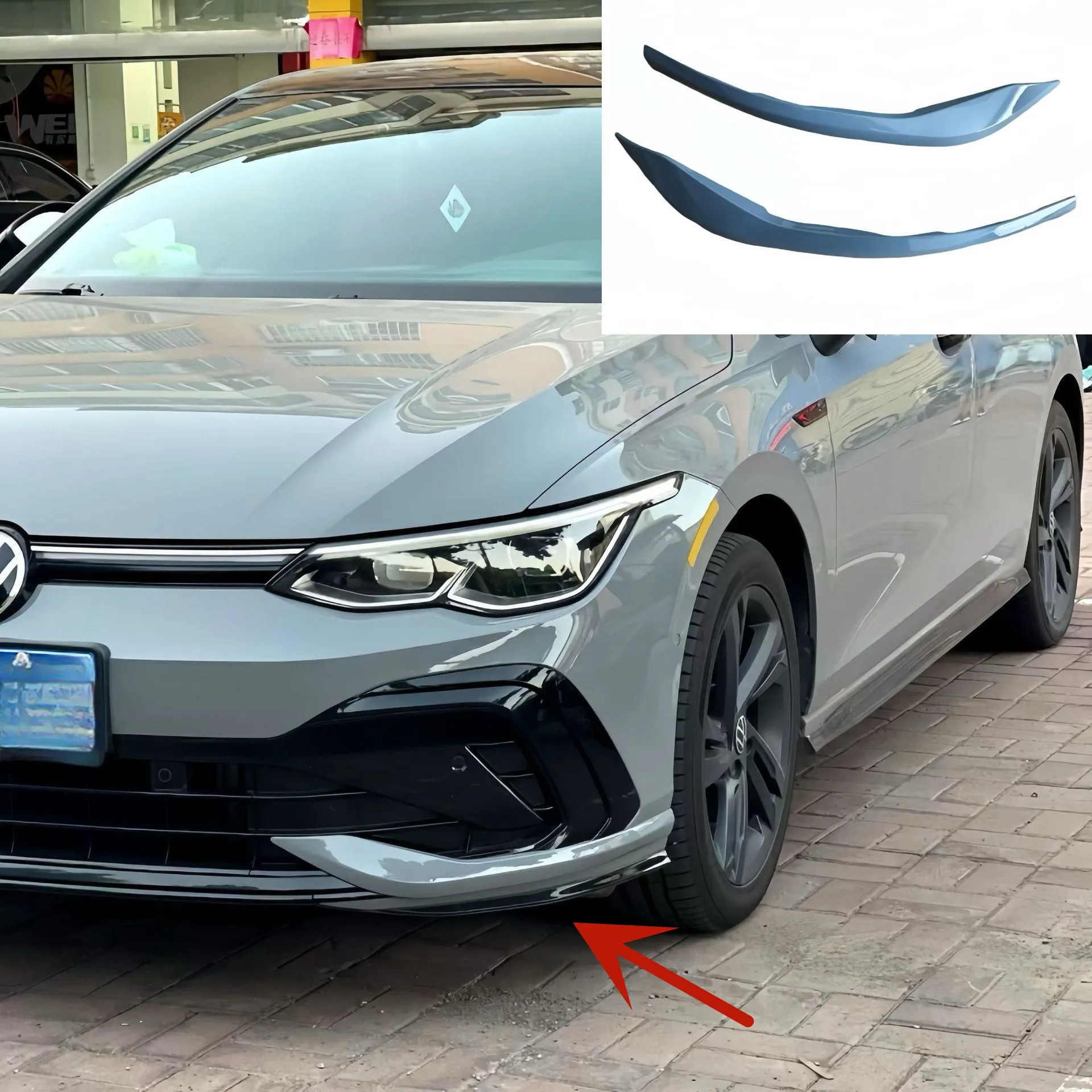 For VW Golf 8 MK 8 R-Line GTI 2020-2024 multicolour Front Bumper Side Splitter Spoiler Trim Fog Light Canard
For VW Golf 8 MK 8 R-Line GTI 2020-2024 multicolour Front Bumper Side Splitter Spoiler Trim Fog Light Canard