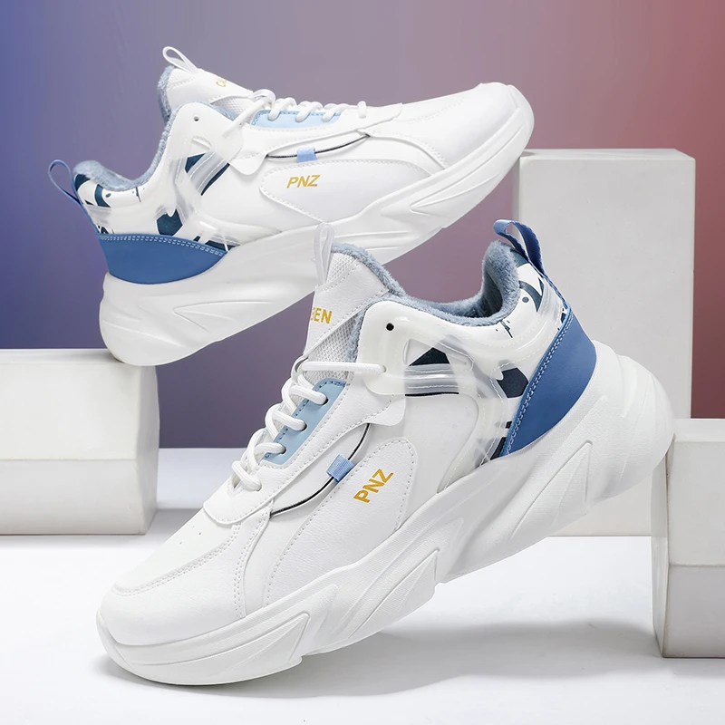 Mens Running Shoes 2025 New Winter Plush Thickened Warm Cotton Shoes Thick Soles Comfortable Trendy Casual Sneakers for Men
Mens Running Shoes 2025 New Winter Plush Thickened Warm Cotton Shoes Thick Soles Comfortable Trendy Casual Sneakers for Men