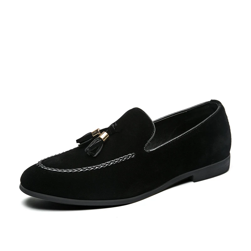British retro style 2023 autumn new daily casual wear breathable lazy casual men black fringe leather shoes
British retro style 2023 autumn new daily casual wear breathable lazy casual men black fringe leather shoes
