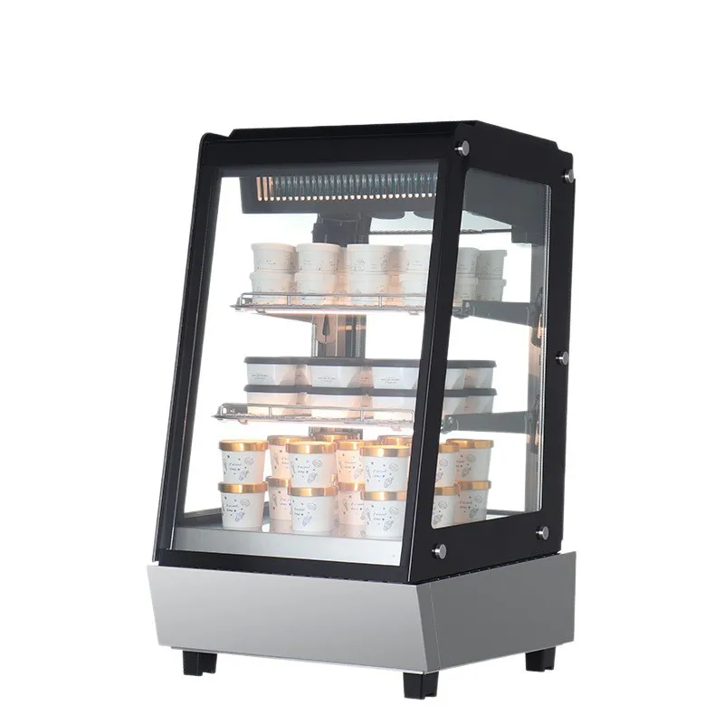 Desktop small freezer ice cream four-sided glass display case ice cream rock sugar gourd beverage refrigerated
Desktop small freezer ice cream four-sided glass display case ice cream rock sugar gourd beverage refrigerated