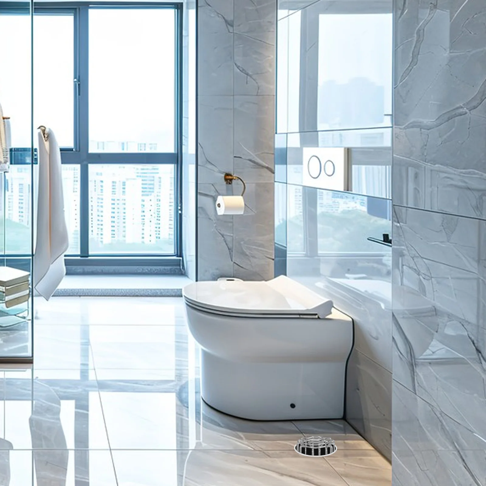 Floor Drain Filter for Bathroom Shower Tub Hair Collector Stainless Steel Vent Cover Round Drain Strainer High Efficiency
Floor Drain Filter for Bathroom Shower Tub Hair Collector Stainless Steel Vent Cover Round Drain Strainer High Efficiency