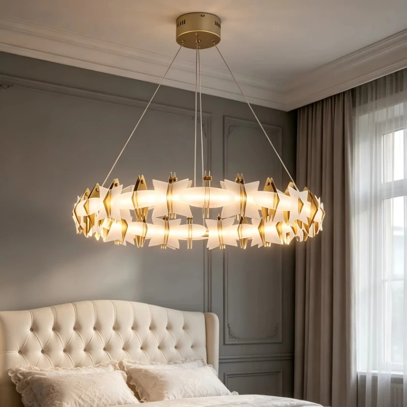 Modern geometric rhombus oval glass restaurant chandelier high ceiling switch control
Modern geometric rhombus oval glass restaurant chandelier high ceiling switch control
