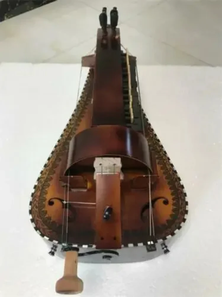 6 strings 23 keys inlay shell Hurdy Gurdy Maple wood purfling carved woman head
6 strings 23 keys inlay shell Hurdy Gurdy Maple wood purfling carved woman head
