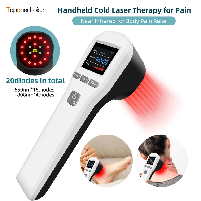Body Pain Relief Laser Red Light Therapy Device Physiotherapy Equipment for Knee Pain Relief Arthritis 16x650nm 4x808nm 880mW
Body Pain Relief Laser Red Light Therapy Device Physiotherapy Equipment for Knee Pain Relief Arthritis 16x650nm 4x808nm 880mW
