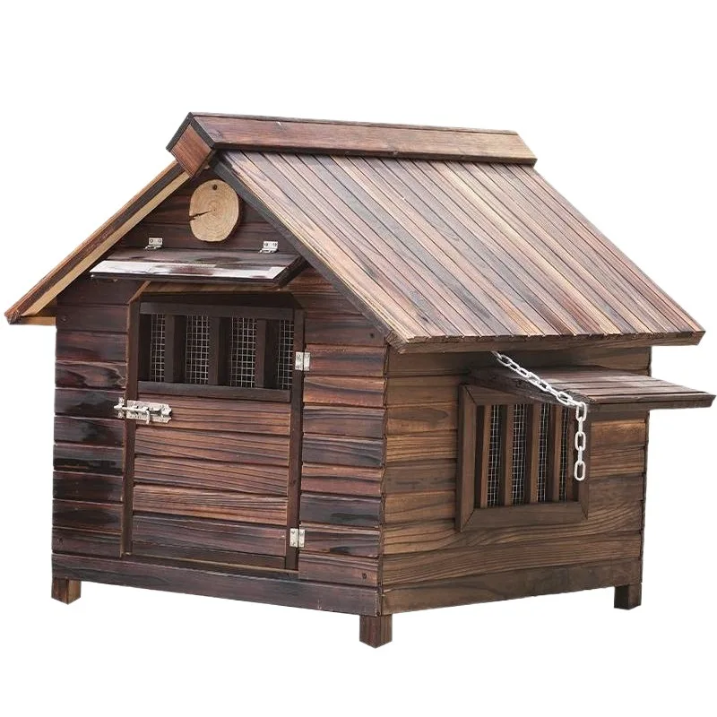 Windshield Wooden Kennel Outdoor Rainproof Outdoor Kennel Warm Large Dog
Windshield Wooden Kennel Outdoor Rainproof Outdoor Kennel Warm Large Dog