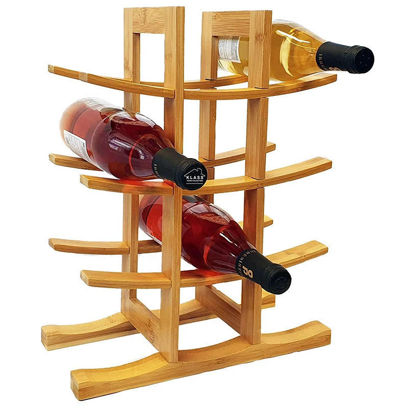 Modern Bamboo Counter Top Wine Rack Individual Wine Storage Racks
Modern Bamboo Counter Top Wine Rack Individual Wine Storage Racks