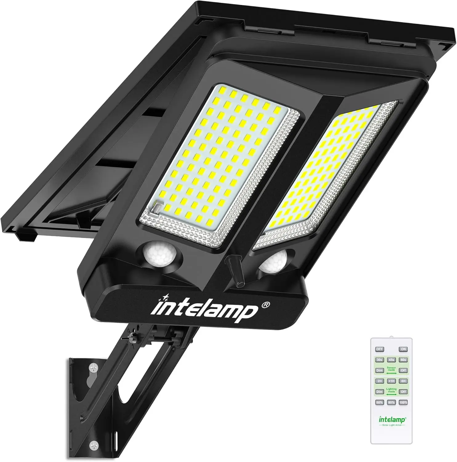 intelamp Solar Security Lights Outdoor Flood Light With Two PIR Detectors 12500mAh For Garden Driveway Garage Street Front Door
intelamp Solar Security Lights Outdoor Flood Light With Two PIR Detectors 12500mAh For Garden Driveway Garage Street Front Door