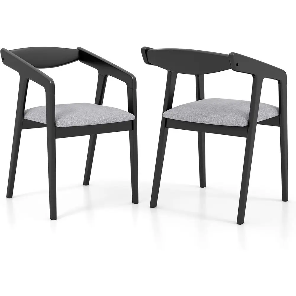 Набор из 2 обеденных стульев в стиле Mid-Century Modern с льняной обивкой, подлокотниками и мягкими подушками
Набор из 2 обеденных стульев в стиле Mid-Century Modern с льняной обивкой, подлокотниками и мягкими подушками