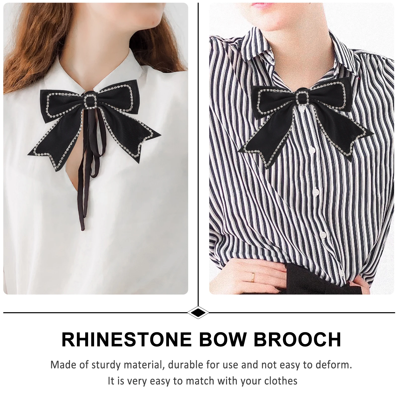 2Pcs Bow Tie Brooch Rhinestone Decor Elegant Metal Corsage Christmas Women Retro Bowknot Pin DIY Clothing Materials
2Pcs Bow Tie Brooch Rhinestone Decor Elegant Metal Corsage Christmas Women Retro Bowknot Pin DIY Clothing Materials